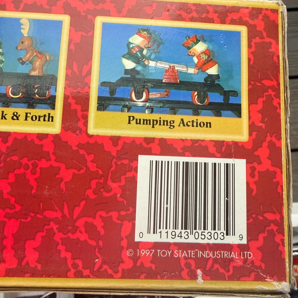 Toy State Nutcracker Express Christmas Train Set 5303 Holiday Music Animated Car